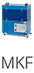 MKF  -  Absauggerät / Filtergerät für Beschriftungslaser, Gravierlaser, Schweißlaser, Schneidlaser, Lötrauch, (mehrere Arbeitsplätze), Feinstäube, Rauche, Lösemitteldämpfe, Kleberdämpfe, Erodiernebel, Kunststoffspritzgussemissionen in Verbindung mit Vorabscheider: Ölnebel, Emulsionsnebel